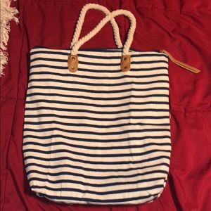 Summer & Rose Nautical Beach Tote